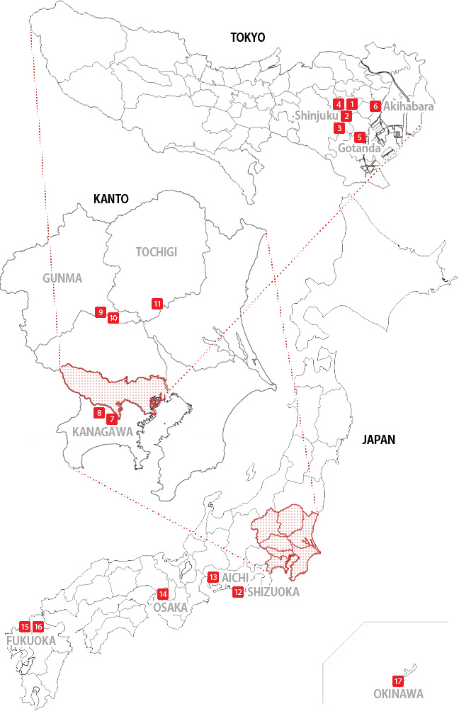 Branches Map