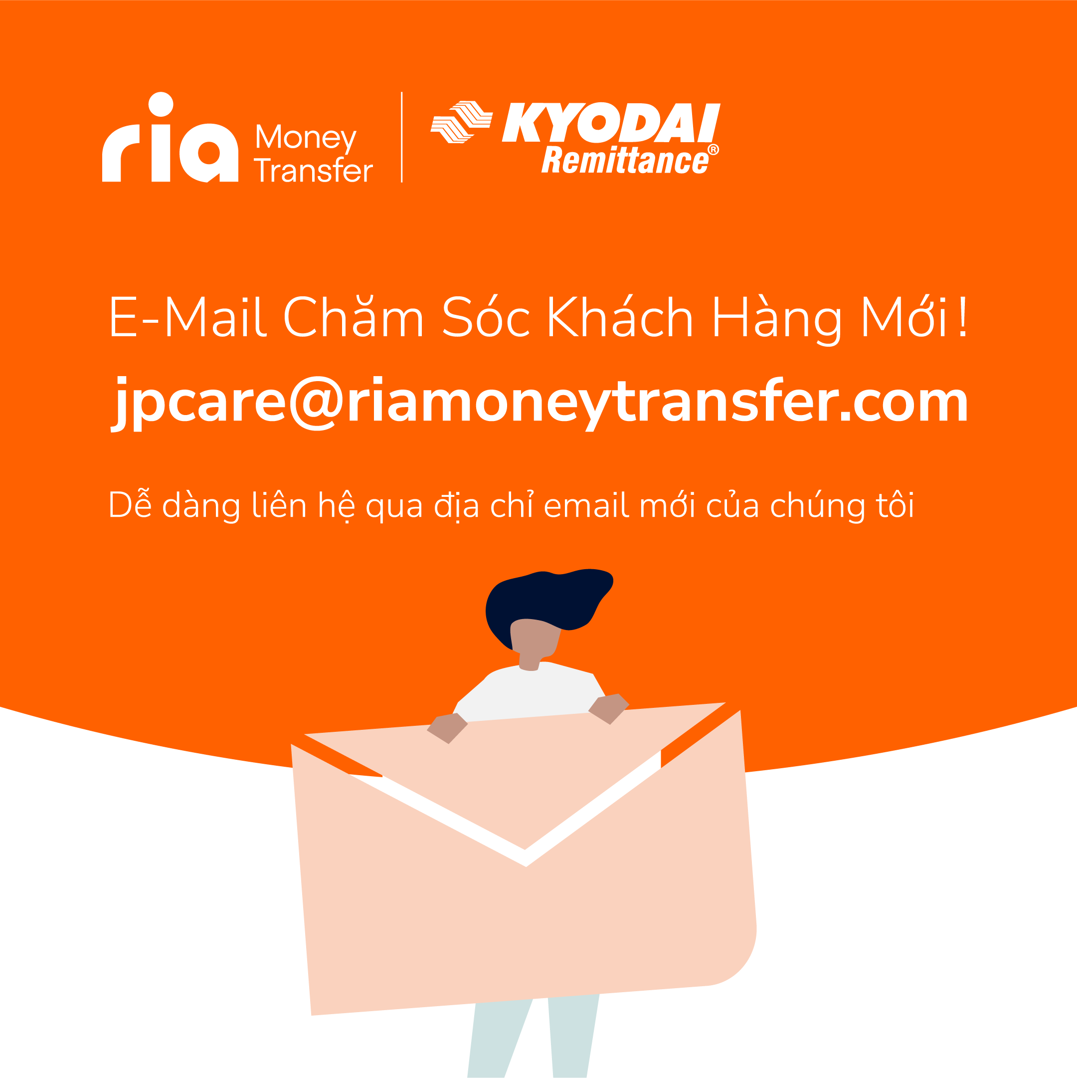 Ria Kyodai Customer Care e-mail