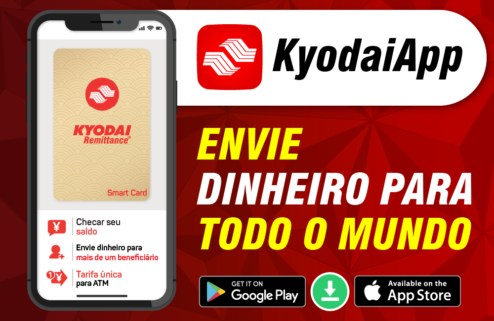  Aplicativo Kyodai - Envie dinheiro