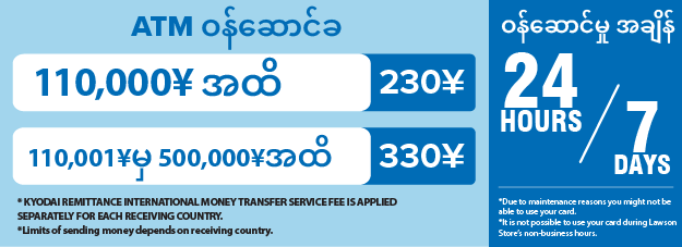 ATM ကြေး - Lawson Bank 